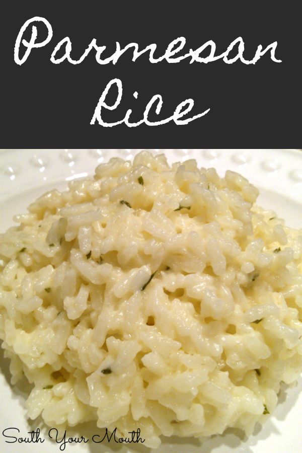 Creamy Parmesan Rice -   16 healthy recipes Rice garlic
 ideas