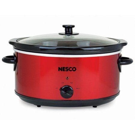 Nesco 6 Qt. Analog Metallic Red Slow Cooker -   16 healthy recipes Slow Cooker ovens
 ideas