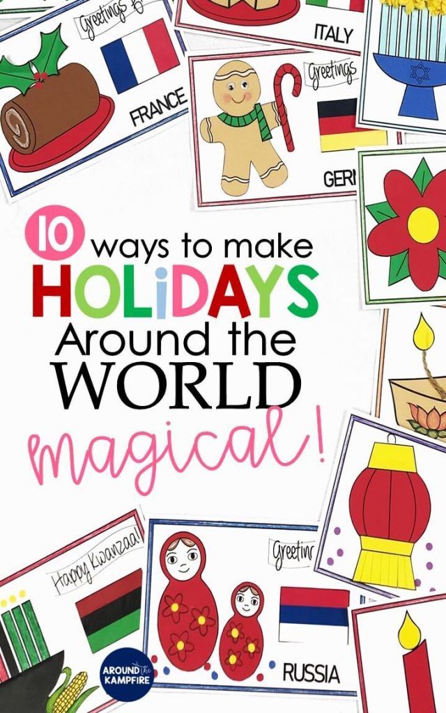 10 Magical Ways To Teach Holidays Around the World -   16 holiday Around The World lesson plans
 ideas