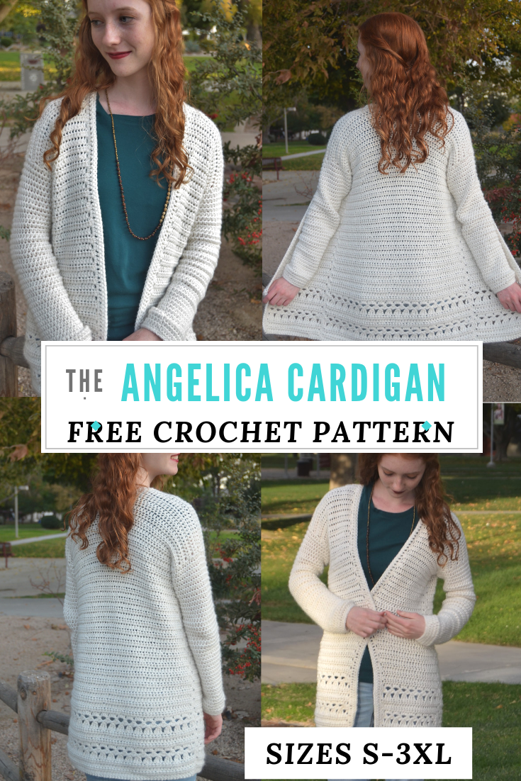 Angelica Cardigan—Free crochet pattern -   16 knitting and crochet Patterns sweater coats ideas