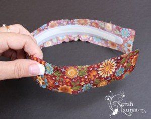 How to make a Fabric Covered Headband -   17 DIY Clothes Scarf fabrics
 ideas