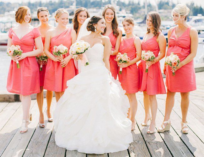 17 dress Bridesmaid coral
 ideas