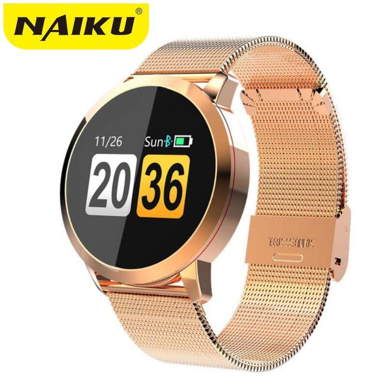 Smart Watch Q8 OLED Color Screen men Fashion Fitness Tracker Heart Rate Blood Pressure Oxygen Smartwatch -   17 fitness tracker men
 ideas