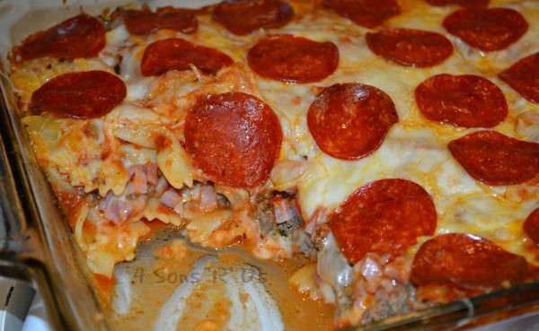 Meat Lover's Pizza Casserole -   17 pizza recipes meatlovers
 ideas