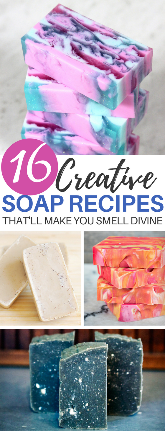 Homemade Soap Recipes: 16 Creative Ideas That You can DIY Easily -   18 creative homemade crafts
 ideas