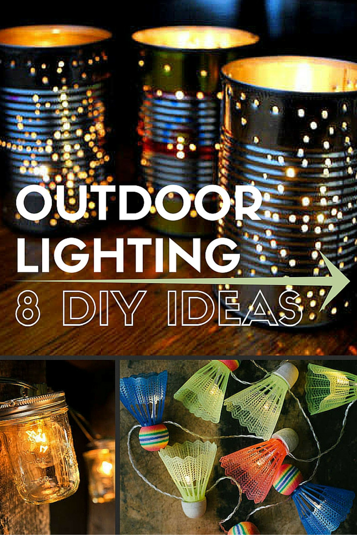 8 New Ideas for DIY Outdoor Lighting -   18 diy garden lights
 ideas