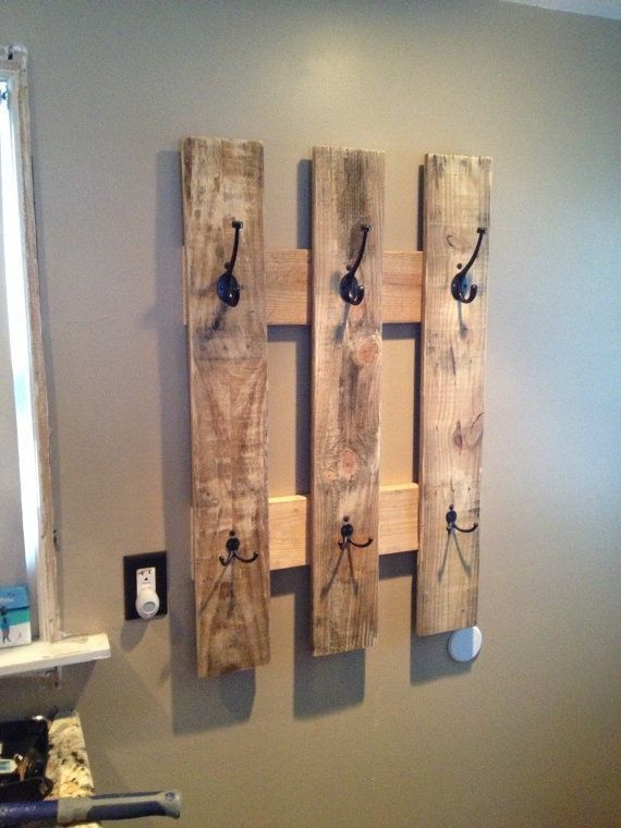 Pallet Coat Rack -   18 diy projects With Wood cleanses
 ideas