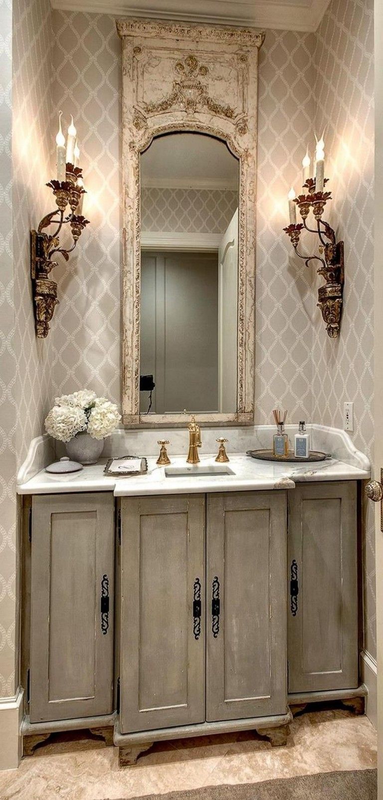 25+ Luxury French Country Bathroom Decor Ideas -   18 french decor bathroom
 ideas