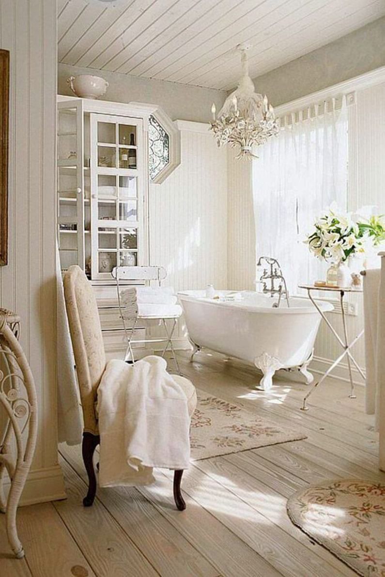 31 Easy French Country Decor Ideas On A Budget for 2018 -   18 french decor bathroom
 ideas