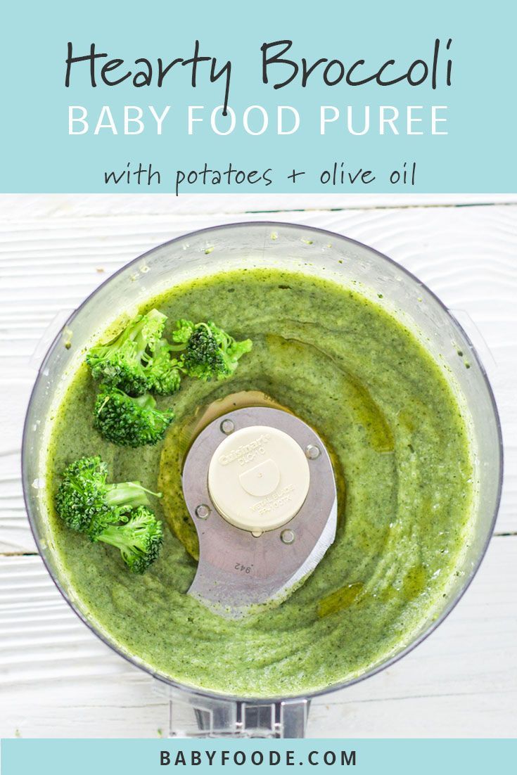 Broccoli + olive oil puree -   18 healthy recipes Broccoli olive oils
 ideas