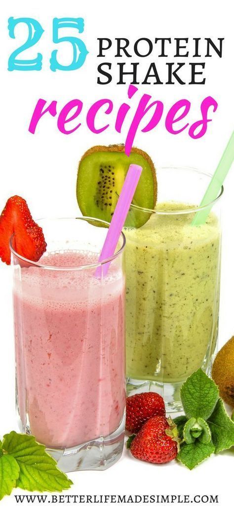 25 BEST PROTEIN SHAKES AND SMOOTHIE RECIPES -   18 healthy recipes Smoothies protein shakes ideas