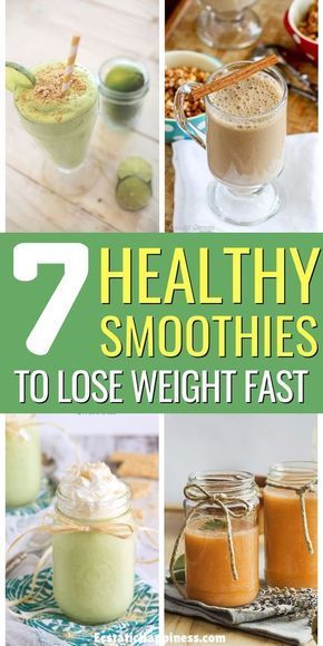 7 Easy & Healthy Smoothie Recipes for Weight Loss -   18 healthy recipes Smoothies protein shakes ideas