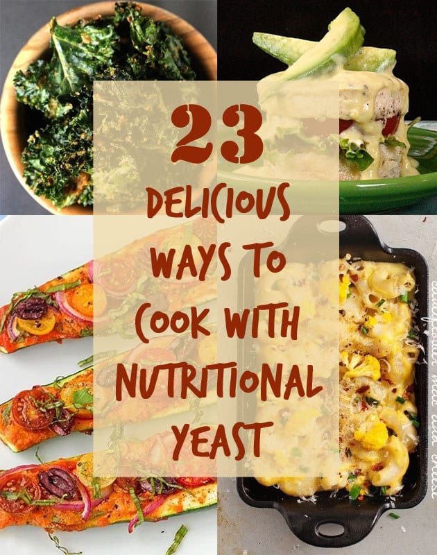 23 Delicious Reasons To Start Cooking With Nutritional Yeast -   18 healthy recipes Vegan nutritional yeast
 ideas