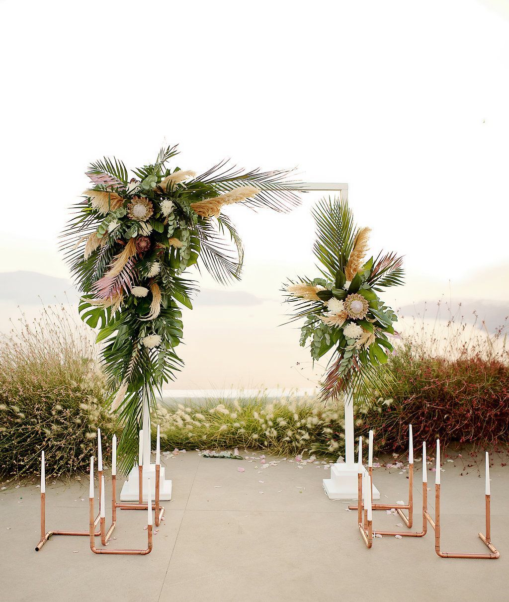 18 tropical wedding Arch
 ideas