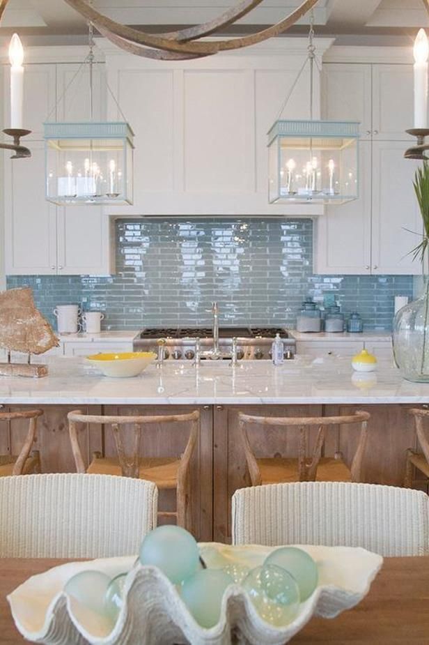 20 Best Beach Kitchen Backsplash Tile Color -   19 beach kitchen decor
 ideas
