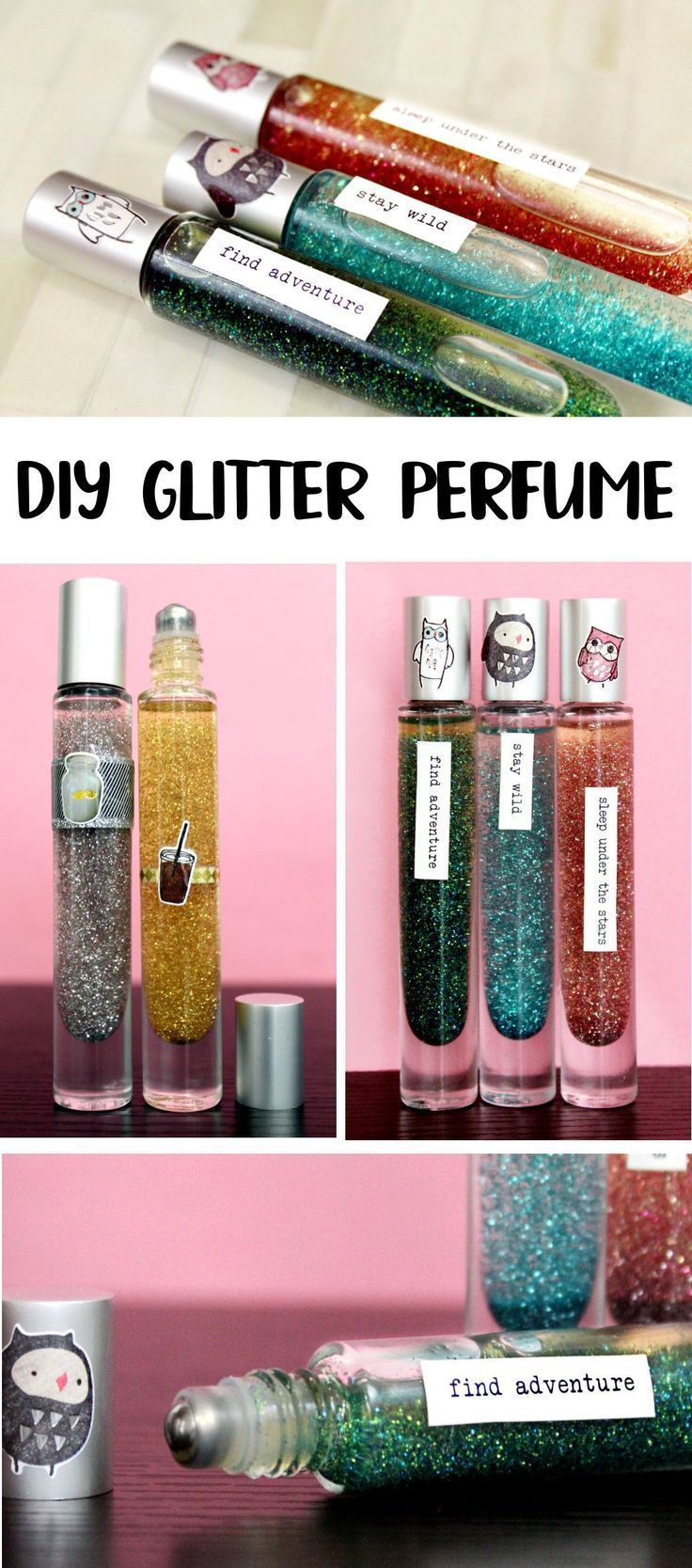 DIY Glitter Perfume for Your Inner Rockstar -   19 diy beauty for teens
 ideas