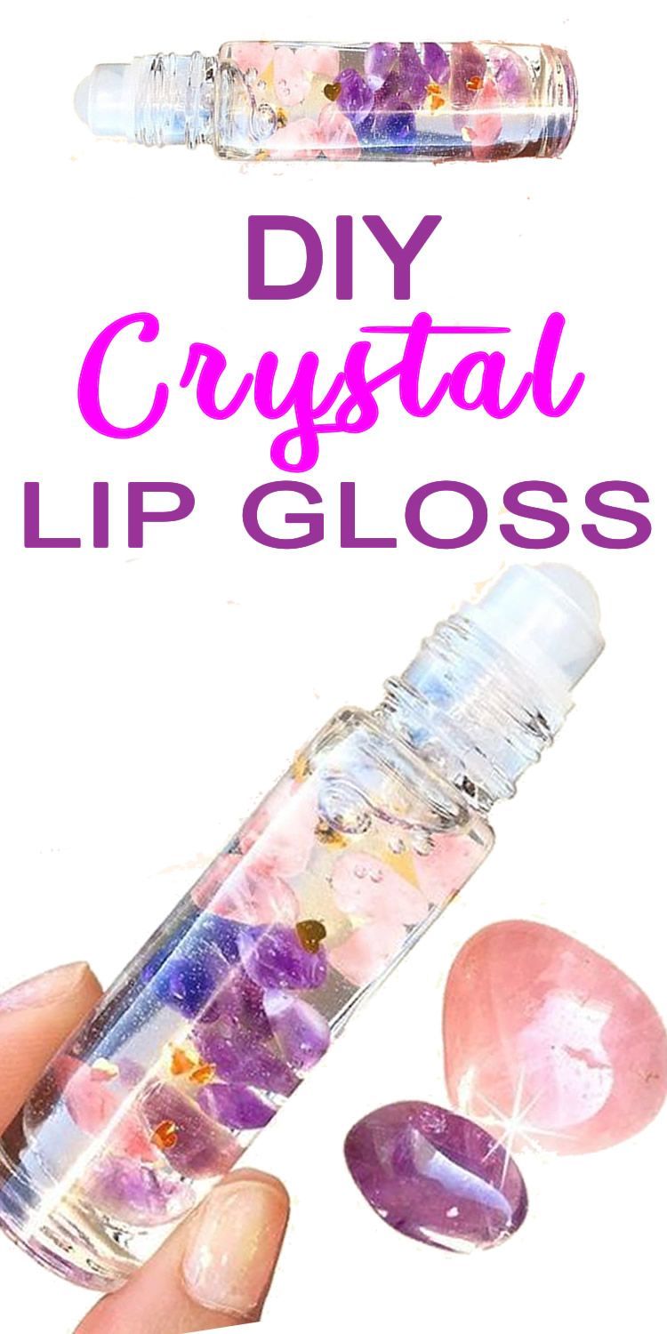 DIY Crystal Lip Gloss -   19 diy beauty for teens
 ideas