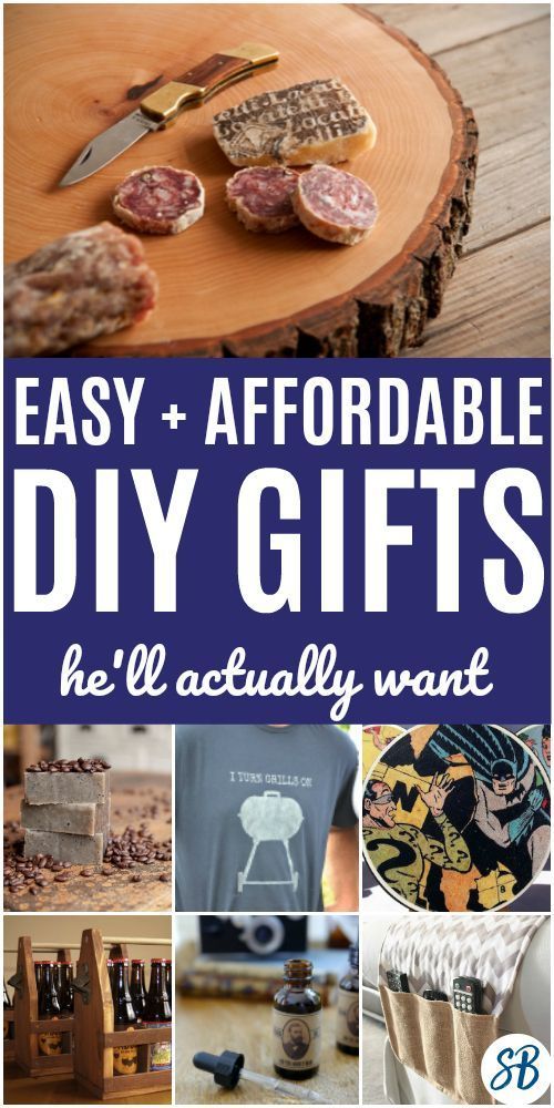 35 DIY Gifts for the Men in Your Life -   19 diy projects For Men tips
 ideas