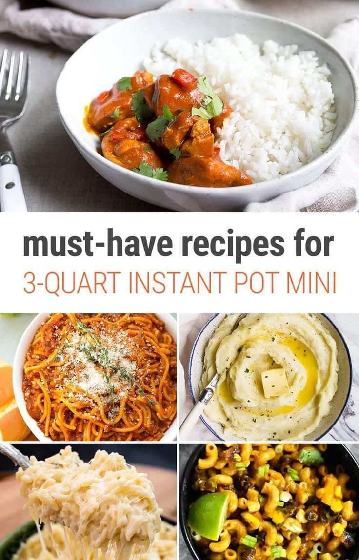 12 Must-Have Instant Pot Mini Recipes (3-Quart) -   19 healthy recipes For Two easy
 ideas