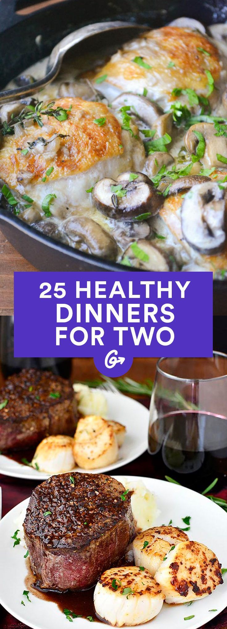 25 Healthy Dinner Recipes for Two -   19 healthy recipes For Two easy
 ideas