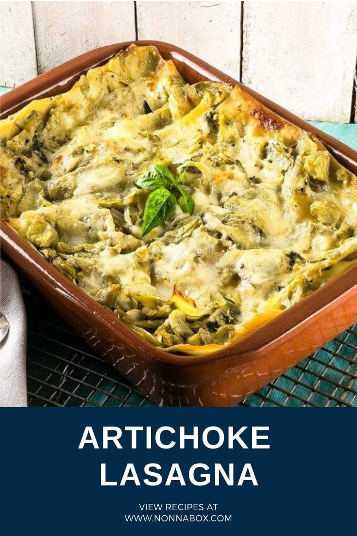 Artichoke Lasagna -   19 meatless lasagna recipes
 ideas