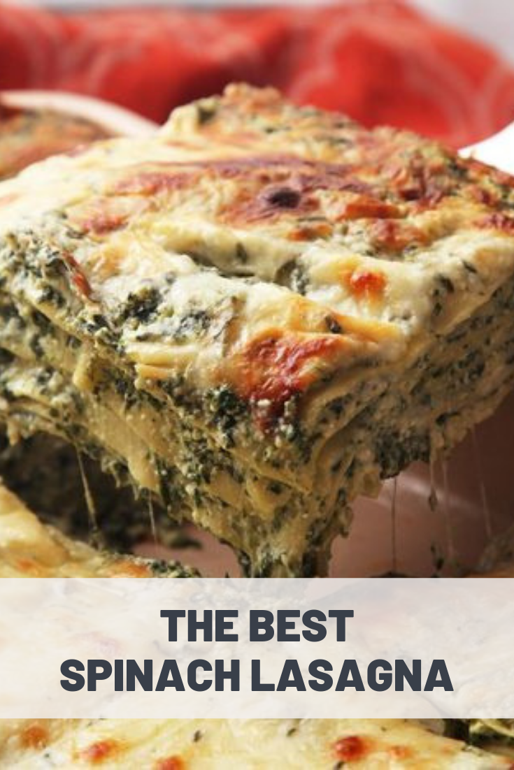 The Best Spinach Lasagna -   19 meatless lasagna recipes
 ideas