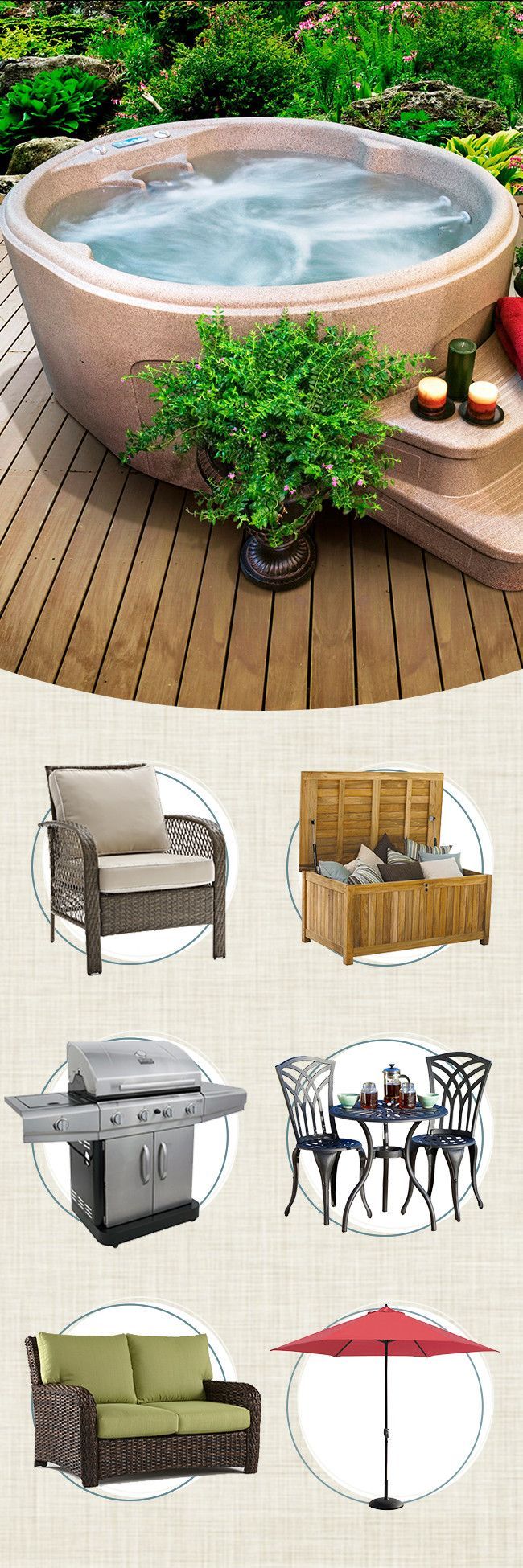Whatever the size and style you're looking for, browse our selection of first rate above ground pools and tubs. Relax in style with a wide selection of outdoor furniture and more. Visit Wayfair and sign up today to get access to exclusive deals everyday up to 70% off. Free shipping on all orders over $49. -   19 plants Climbing decks
 ideas