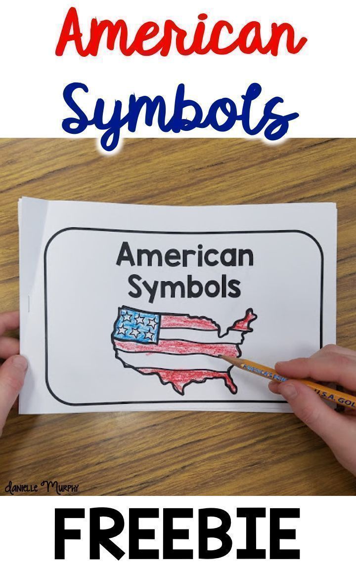 FREE American Symbols Reader for President's Day -   19 simple crafts kindergarten ideas