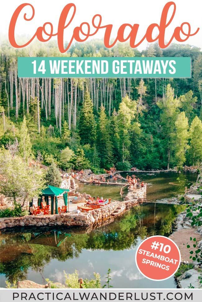 The 14 Best Weekend Getaways in Colorado: from Hiking to Hot Springs -   19 travel destinations United States adventure
 ideas