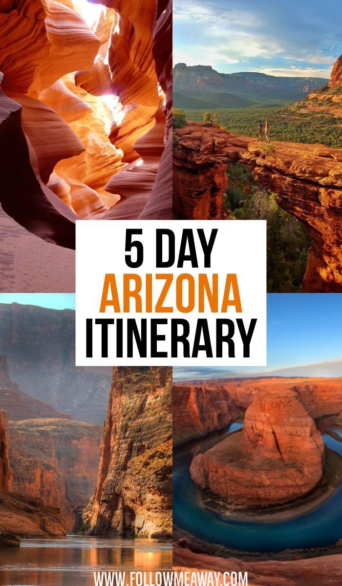 The Ultimate 5 Day Arizona Road Trip Itinerary -   19 travel destinations United States adventure
 ideas