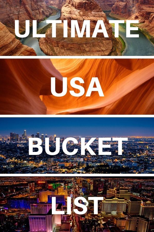 The Ultimate USA Travel Bucket List: 100+ AMAZING Places to Visit -   19 travel destinations United States adventure
 ideas