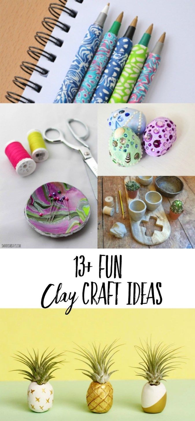 20 clay crafts for toddlers
 ideas