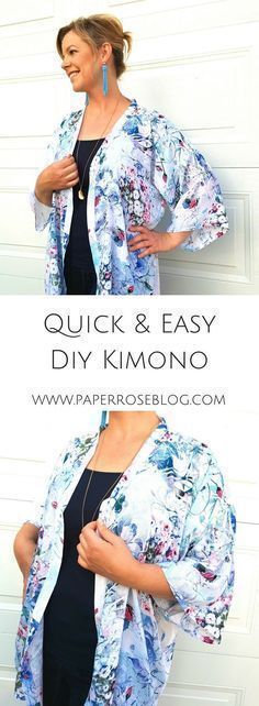 Quick & Easy DIY Kimono -   20 DIY Clothes Tops kimono pattern
 ideas