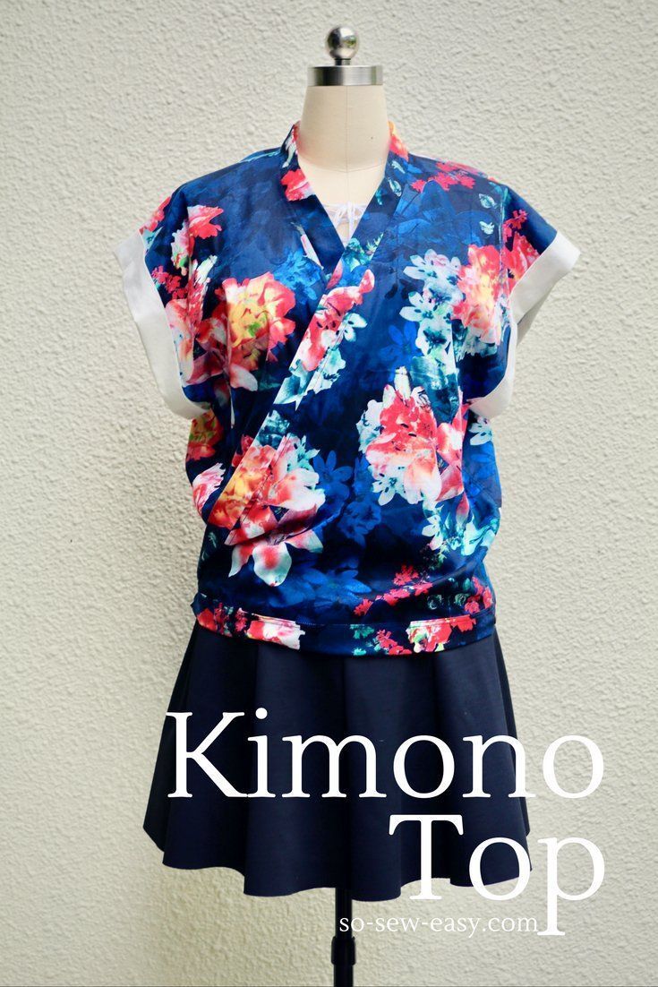 Kimono Top: an alternative to wearing pajamas to work -   20 DIY Clothes Tops kimono pattern
 ideas