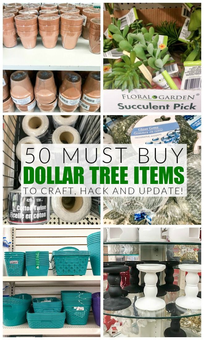 What to Buy at Dollar Tree: The 50 Best Items -   20 dollar store crafts
 ideas