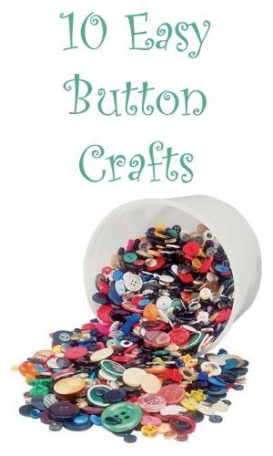 10 Easy Button Crafts -   20 easy button crafts
 ideas