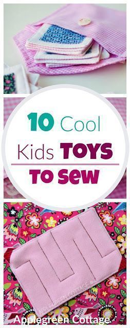 10+ Cool Gifts for Kids You Can Sew -   20 fabric crafts Toys sewing tutorials
 ideas