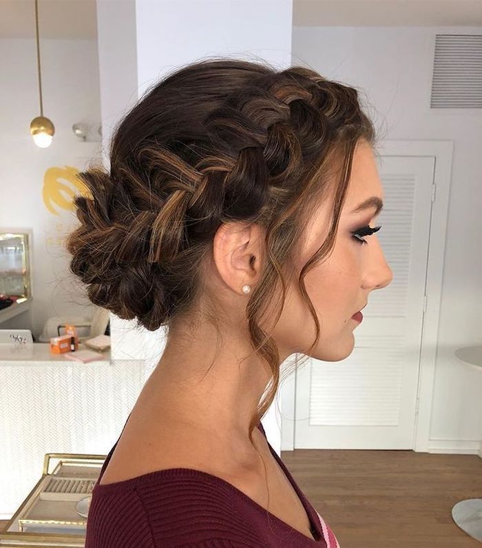 ? 1001 + ideas - trendiest wedding hairstyles for wedding season 2019 -   20 hair Bun braid
 ideas