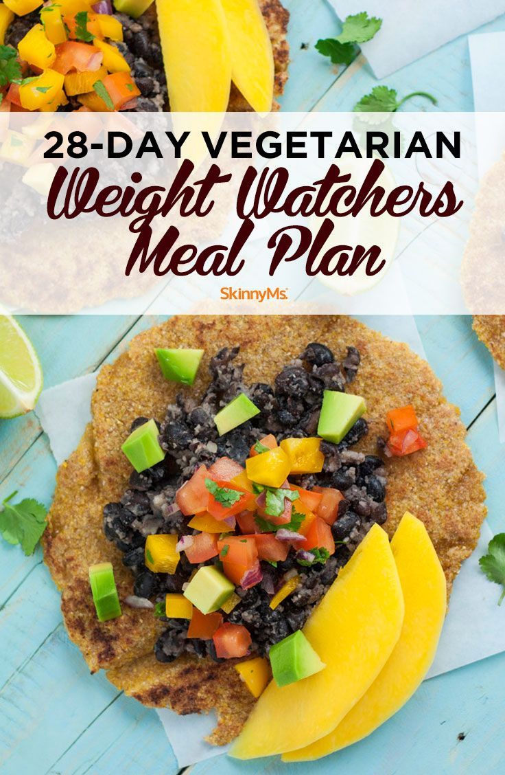 28-Day Vegetarian Weight Watchers Meal Plan -   20 vegetarian diet plan
 ideas
