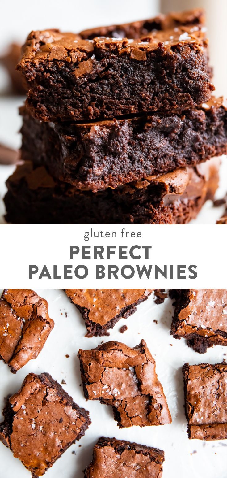 Perfect Paleo Brownies (Fudgy, Crunchy Top, Gluten Free) -   21 desserts Gluten Free coconut flour
 ideas