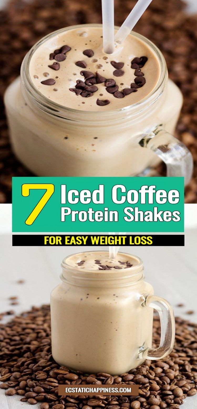 7 Healthy Iced Coffee Protein Shake Recipes for Weight Loss -   21 healthy recipes For Weight Loss simple
 ideas