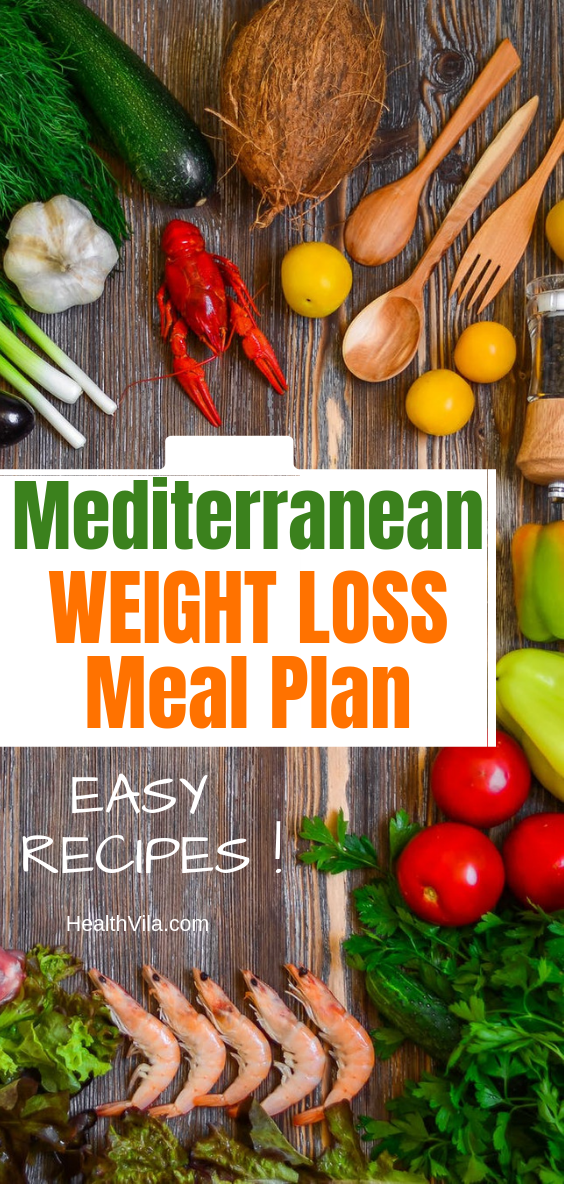 Mediterranean Diet Weight Loss Meal Plan Recipes -   21 healthy recipes For Weight Loss simple
 ideas