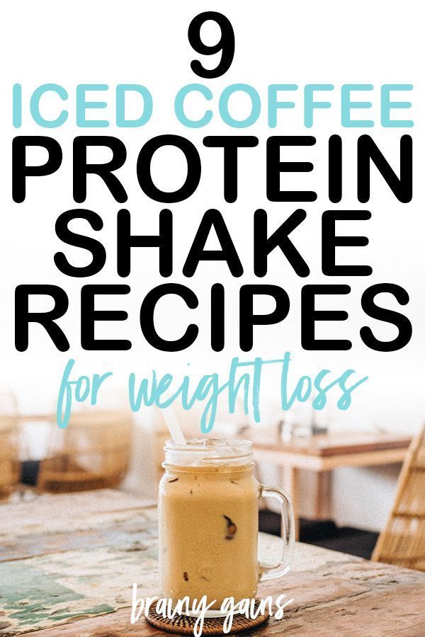 9 Delicious Iced Coffee Protein Shake Recipes for Weight Loss -   21 healthy recipes For Weight Loss simple
 ideas