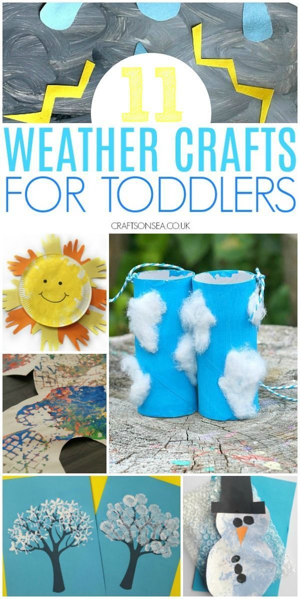 11 Easy and Fun Weather Crafts for Toddlers -   21 kids crafts for toddlers
 ideas