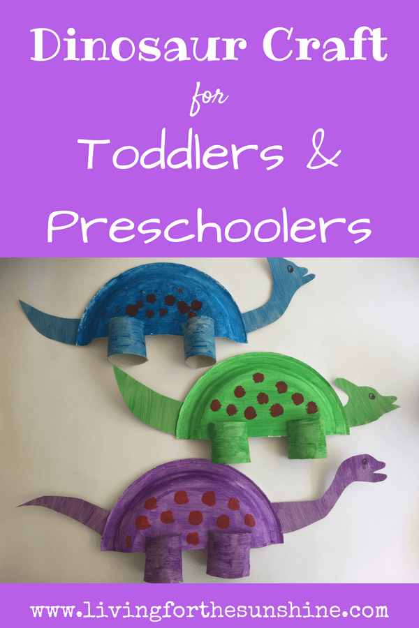 Adorable Dinosaur Paper Plate Craft for Toddlers -   21 kids crafts for toddlers
 ideas