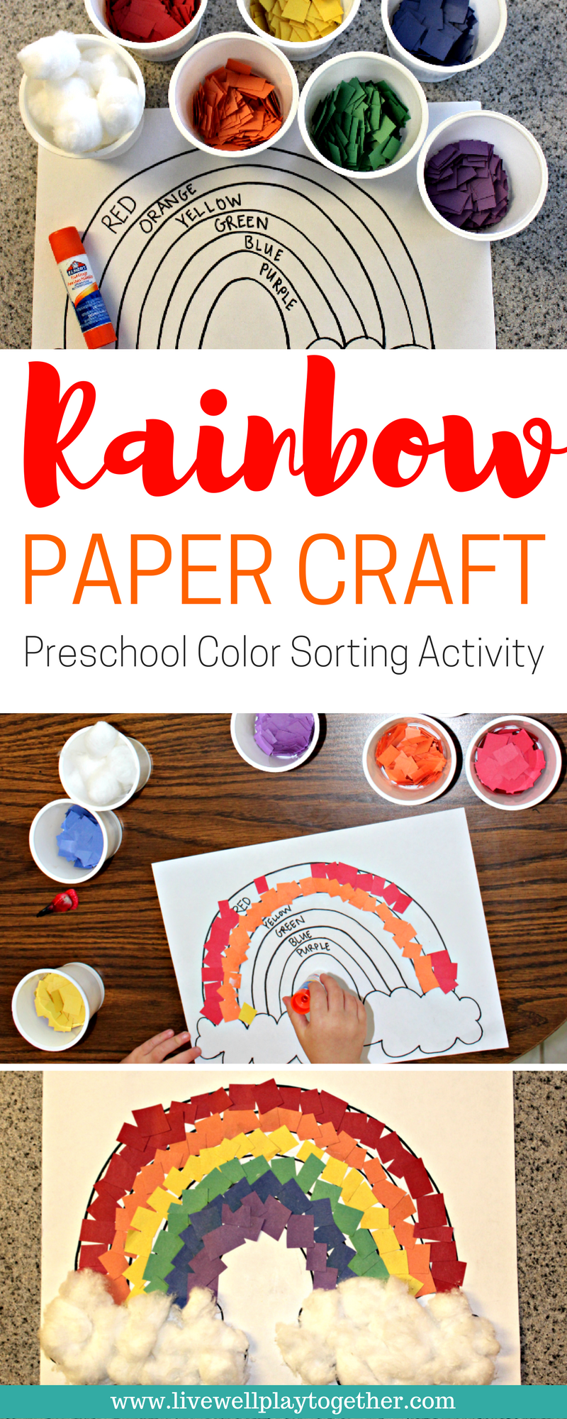 Rainbow Paper Craft for Kids -   21 kids crafts for toddlers
 ideas