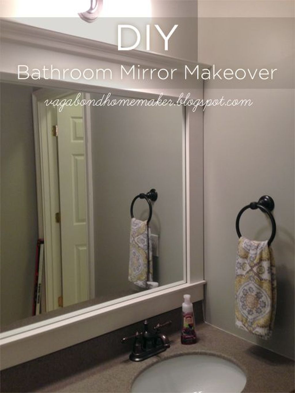 47 Fascinating Bathroom Mirror D?cor Ideas -   22 diy bathroom mirror
 ideas