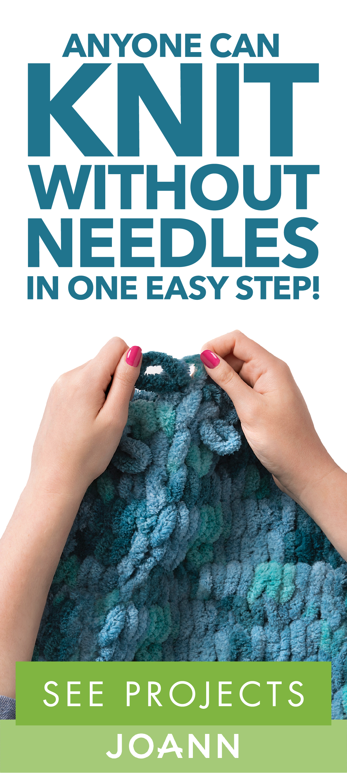 Who doesn't love a creative project?! Check out these beginner-friendly tutorials from JOANN to learn how you can knit without needles in one easy step. Learning a new technique is a fun way to expand your love of knitting in a whole new way. -   22 diy projects For College summer
 ideas