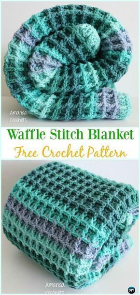 Waffle Stitch Blanket Pattern -   22 knitting and crochet Projects mom
 ideas