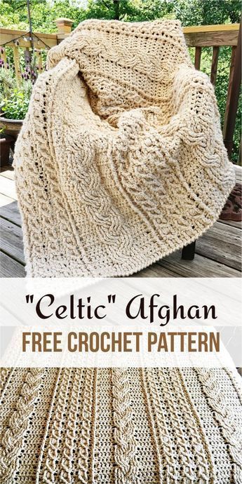 Celtic Afghan [Free Crochet Pattern -   22 knitting and crochet Projects mom
 ideas